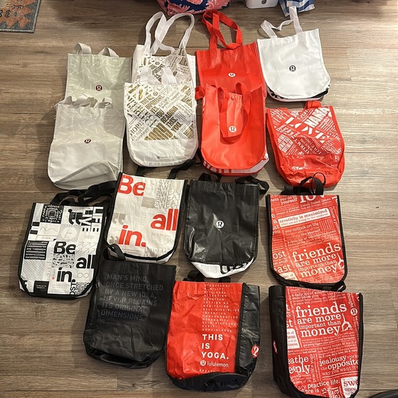 lululemon athletica Bags Lululemon One Small Reusable White Black